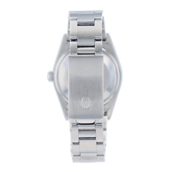 Rolex Date 15210 34mm Black Index Dial Engine-Turned Bezel Oyster Watch main image 9
